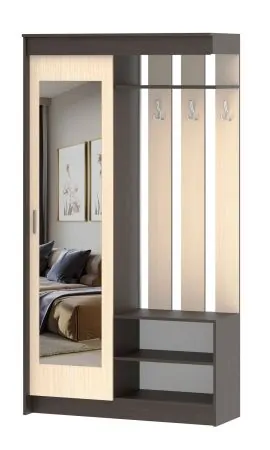 Прихожая ПВ-5 (Венге/Дуб белфорт) | фото